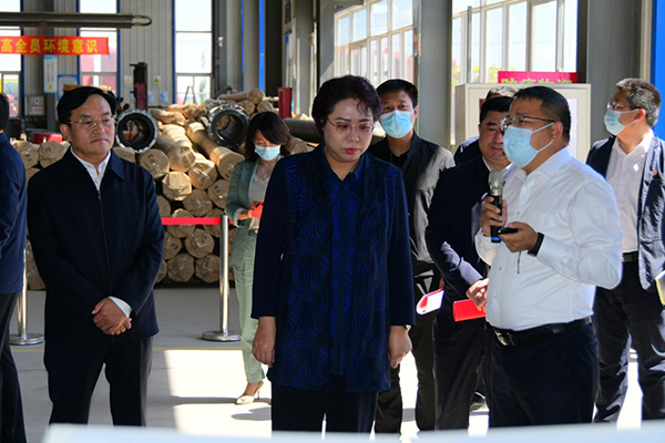 朝陽市新任市委書記張淑萍及調研組領導蒞臨一諾環保產業園考察調研工作 朝陽市新任市委書記張淑萍及調研組領導蒞臨一諾環保產業園考察調研工作